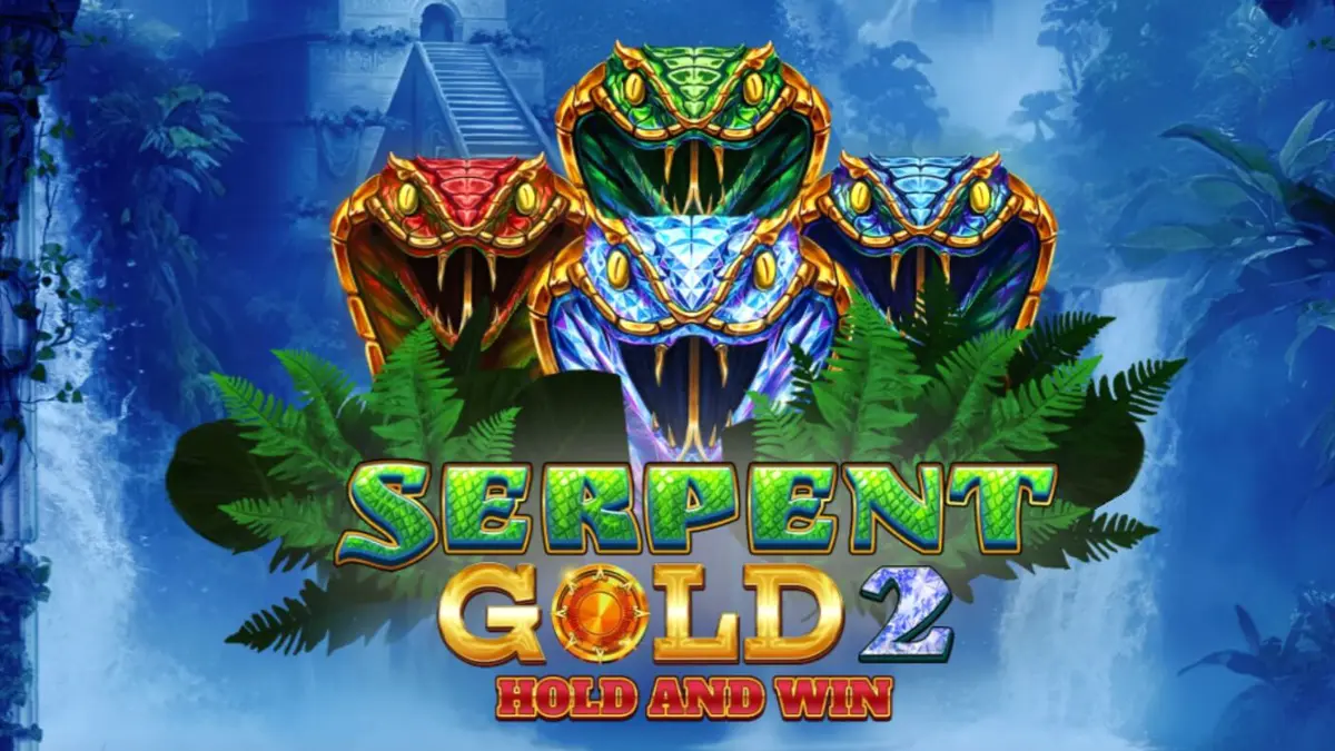 Interface do jogo Serpent Gold 2 com elementos de selva e serpentes